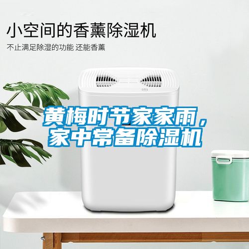 黃梅時節(jié)家家雨，家中常備除濕機