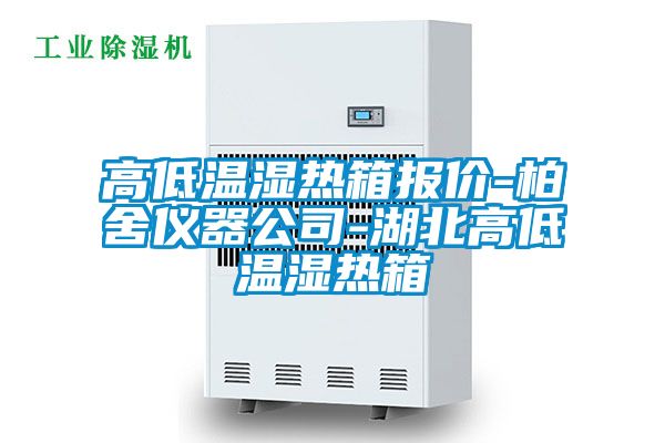 高低溫濕熱箱報(bào)價(jià)-柏舍儀器公司-湖北高低溫濕熱箱