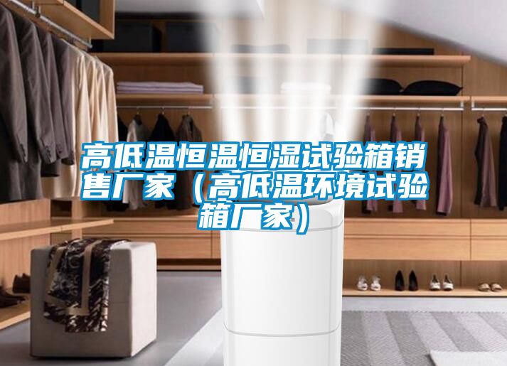 高低溫恒溫恒濕試驗箱銷售廠家（高低溫環(huán)境試驗箱廠家）