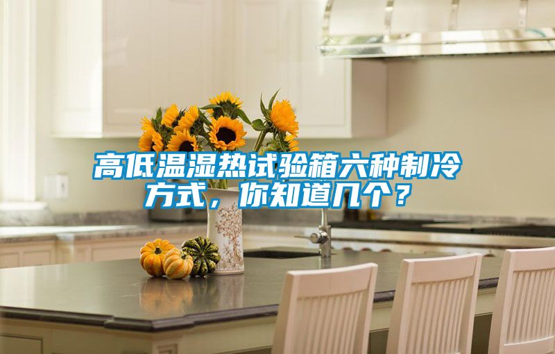 高低溫濕熱試驗(yàn)箱六種制冷方式，你知道幾個(gè)？