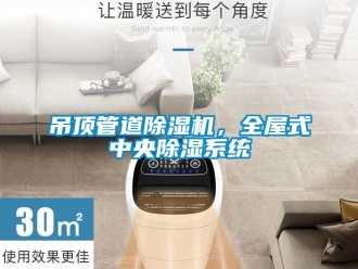 行業(yè)新聞吊頂管道除濕機，全屋式中央除濕系統(tǒng)