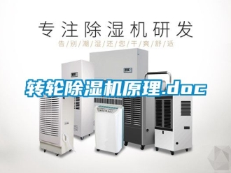 常見問題轉(zhuǎn)輪除濕機(jī)原理.doc