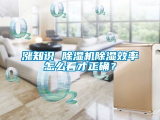 行業(yè)新聞漲知識(shí) 除濕機(jī)除濕效率怎么看才正確？