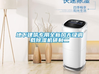 企業(yè)新聞地下建筑專用全新風(fēng)無級調(diào)載除濕機(jī)研制二