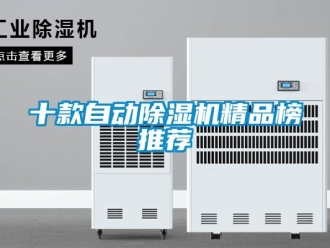 行業(yè)新聞十款自動除濕機精品榜推薦