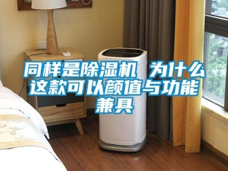 行業(yè)新聞同樣是除濕機 為什么這款可以顏值與功能兼具