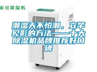 企業(yè)新聞潮濕天不怕潮，立竿見影的方法——十大除濕機(jī)品牌推薦好口碑