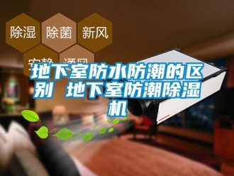 企業(yè)新聞地下室防水防潮的區(qū)別 地下室防潮除濕機(jī)