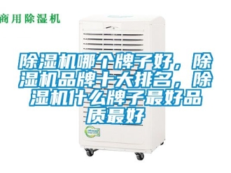 企業(yè)新聞除濕機(jī)哪個(gè)牌子好，除濕機(jī)品牌十大排名，除濕機(jī)什么牌子最好品質(zhì)最好