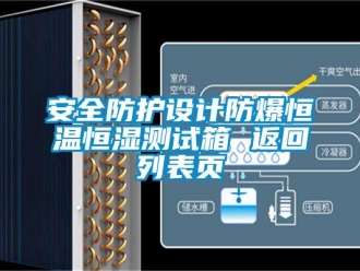 常見問題安全防護(hù)設(shè)計(jì)防爆恒溫恒濕測(cè)試箱 返回列表頁(yè)