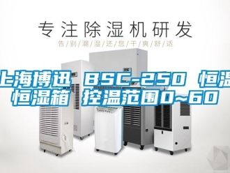 知識百科上海博迅 BSC-250 恒溫恒濕箱 控溫范圍0~60℃