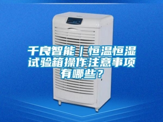 知識百科千良智能｜恒溫恒濕試驗(yàn)箱操作注意事項(xiàng)有哪些？