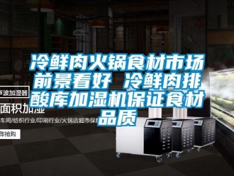 行業(yè)新聞冷鮮肉火鍋食材市場(chǎng)前景看好 冷鮮肉排酸庫(kù)加濕機(jī)保證食材品質(zhì)