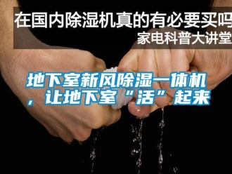 企業(yè)新聞地下室新風(fēng)除濕一體機(jī)，讓地下室“活”起來(lái)