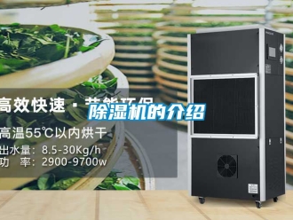 企業(yè)新聞除濕機的介紹