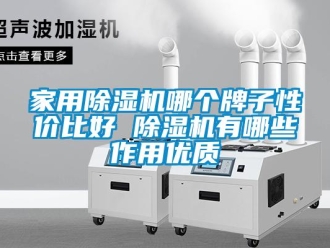 常見問題家用除濕機哪個牌子性價比好 除濕機有哪些作用優(yōu)質