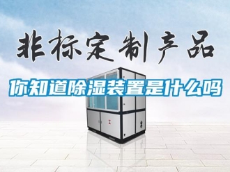 行業(yè)新聞你知道除濕裝置是什么嗎