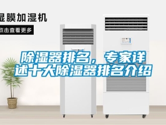 行業(yè)新聞除濕器排名，專家詳述十大除濕器排名介紹