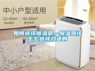 行業(yè)新聞如何選擇除濕器—除濕器該怎么選擇合適的