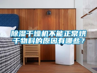 常見問題除濕干燥機(jī)不能正常烘干物料的原因有哪些？
