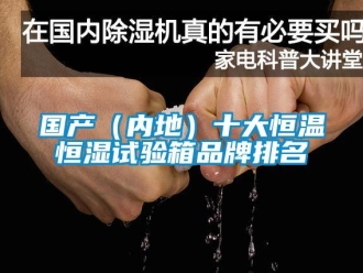 知識百科國產(chǎn)（內(nèi)地）十大恒溫恒濕試驗箱品牌排名