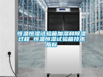 知識百科恒溫恒濕試驗(yàn)箱加濕和除濕過程 恒溫恒濕試驗(yàn)箱技術(shù)指標(biāo)