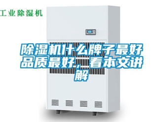 行業(yè)新聞除濕機(jī)什么牌子最好品質(zhì)最好，看本文講解