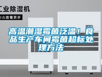 企業(yè)新聞高溫潮濕霉菌泛濫！食品生產(chǎn)車間霉菌超標(biāo)處理方法