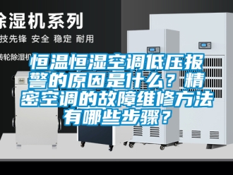 知識(shí)百科恒溫恒濕空調(diào)低壓報(bào)警的原因是什么？精密空調(diào)的故障維修方法有哪些步驟？