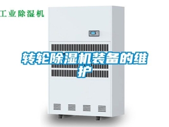 常見問題轉(zhuǎn)輪除濕機裝備的維護