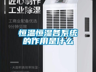 知識百科恒溫恒濕各系統(tǒng)的作用是什么