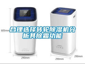 行業(yè)新聞合理選擇轉(zhuǎn)輪除濕機(jī)分析其除霜功能