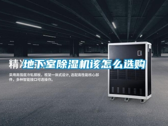 行業(yè)新聞地下室除濕機該怎么選購