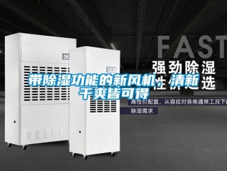企業(yè)新聞帶除濕功能的新風機，清新干爽皆可得