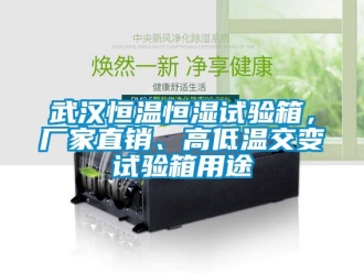 知識(shí)百科武漢恒溫恒濕試驗(yàn)箱，廠家直銷、高低溫交變?cè)囼?yàn)箱用途