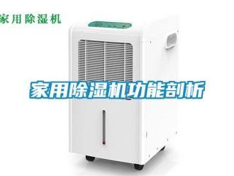 行業(yè)新聞家用除濕機功能剖析