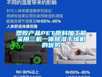行業(yè)新聞塑膠產(chǎn)品PET原料加工前采用三機(jī)一體除濕干燥機(jī)的優(yōu)勢