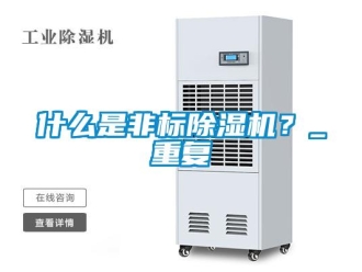行業(yè)新聞什么是非標(biāo)除濕機(jī)？_重復(fù)