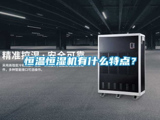 知識百科恒溫恒濕機有什么特點？
