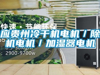 行業(yè)新聞供應(yīng)貴州冷干機(jī)電機(jī)／除濕機(jī)電機(jī)／加濕器電機(jī)