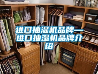 企業(yè)新聞進口抽濕機品牌—進口抽濕機品牌介紹