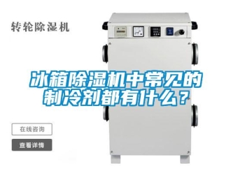 常見(jiàn)問(wèn)題冰箱除濕機(jī)中常見(jiàn)的制冷劑都有什么？