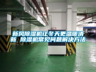 常見問題新風除濕機讓冬天更溫暖清新 除濕機常見問題解決方法