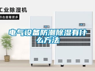 常見(jiàn)問(wèn)題電氣設(shè)備防潮除濕有什么方法