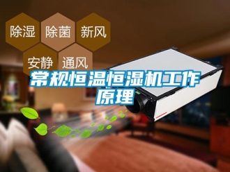 知識(shí)百科常規(guī)恒溫恒濕機(jī)工作原理