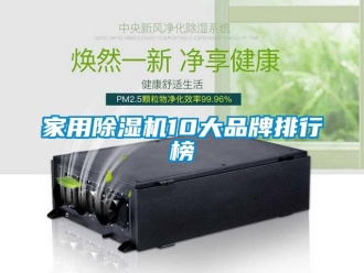 企業(yè)新聞家用除濕機10大品牌排行榜