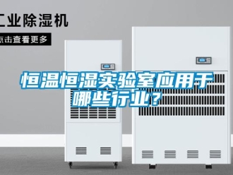 知識(shí)百科恒溫恒濕實(shí)驗(yàn)室應(yīng)用于哪些行業(yè)？