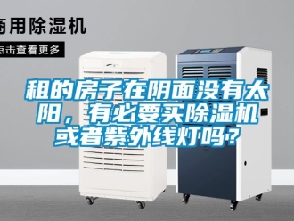 行業(yè)新聞租的房子在陰面沒有太陽，有必要買除濕機或者紫外線燈嗎？