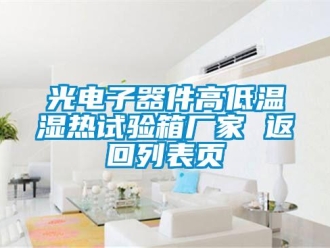 常見問題光電子器件高低溫濕熱試驗(yàn)箱廠家 返回列表頁