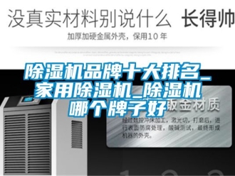 企業(yè)新聞除濕機品牌十大排名_家用除濕機_除濕機哪個牌子好